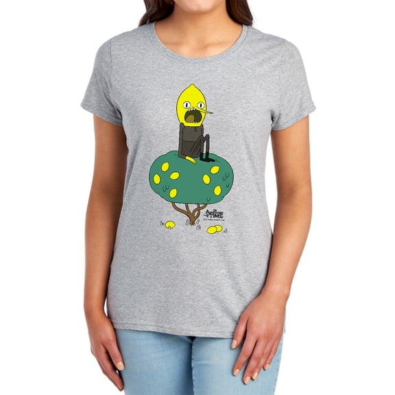 Adventure Time Lemongrab Women's T Shirt, Athletic Heather, Small