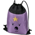thumbnail image 1 of Adventure Time Lumpy Space Princess Drawstring Backpack Sports Bag Sackpack 17" x 13", Perfect for Gym, Yoga or Practice, 1 of 5