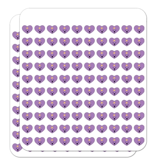 Adventure Time Lumpy Space Princess Heart Shaped Planner Calendar Scrapbook Craft Stickers