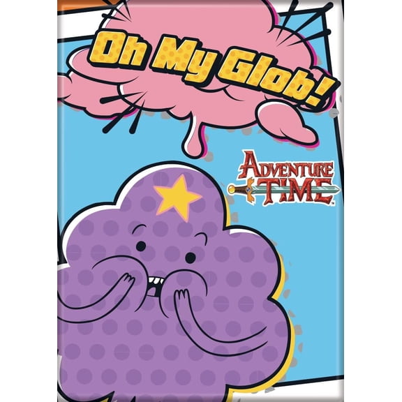 Adventure Time Lumpy Space Princess Oh My Glob 2.5" X 3.5" Magnet