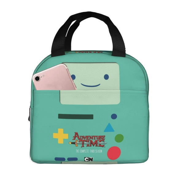 Adventure Time Lunch Bag Tote Bag Insulated Lunch Box Picnic Beach Fishing Work