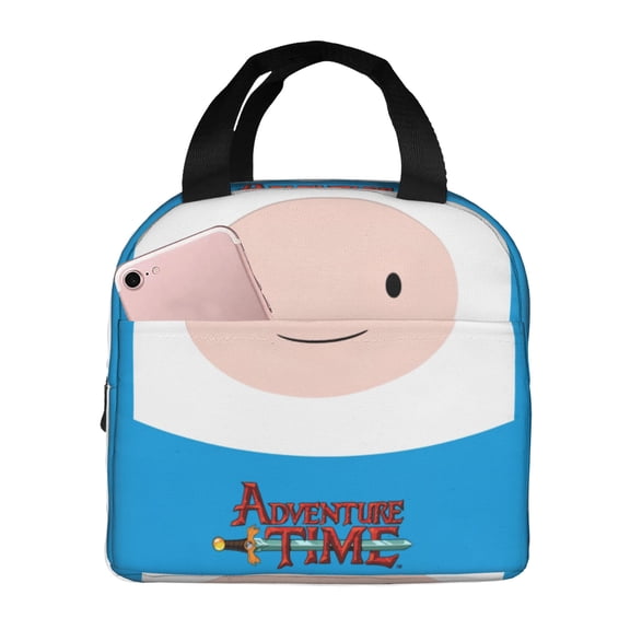 Adventure Time Lunch Bag Tote Bag Insulated Lunch Box Picnic Beach Fishing Work