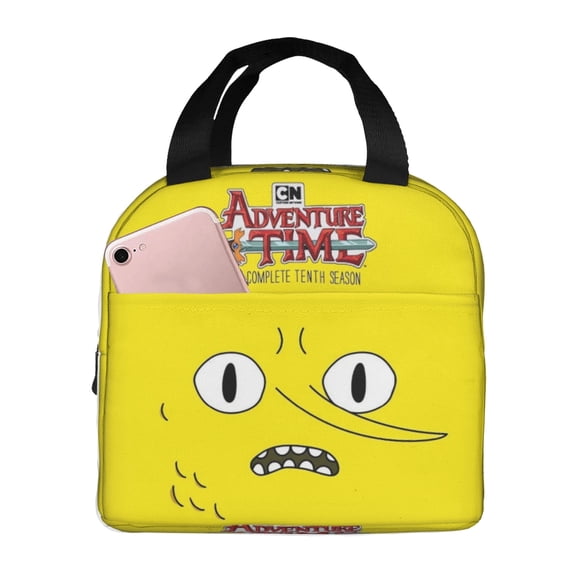 Adventure Time Lunch Bag Tote Bag Insulated Lunch Box Picnic Beach Fishing Work