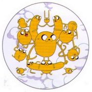 Adventure Time Many Jakes Button AB4620