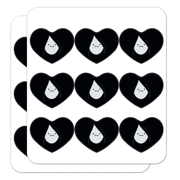 Adventure Time Marceline Head Heart Shaped Planner Calendar Scrapbook Craft Stickers
