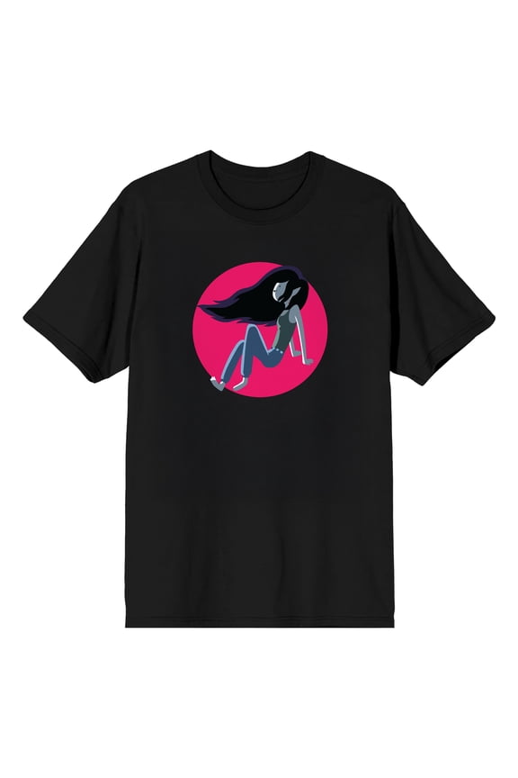 Adventure Time Marceline the Vampire Queen Men's Graphic T-Shirt DTG Front Print Officially Licensed Cartoon Network Tee-Small