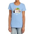 thumbnail image 1 of Adventure Time Mathematical Women's T Shirt, Light Blue, Small, 1 of 6