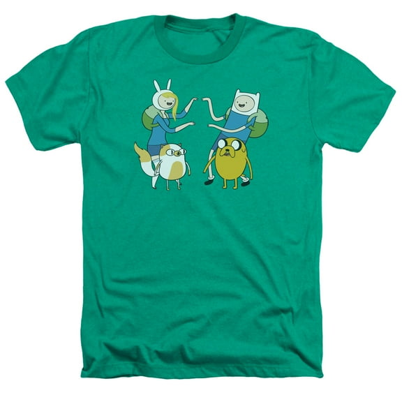 Adventure Time - Meet Up - Heather Short Sleeve Shirt - X-Large