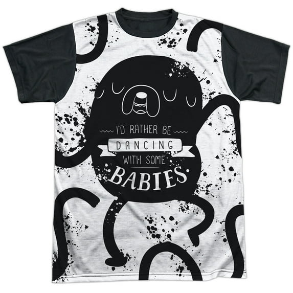 Adventure Time Men's Dancing With Babies Sublimation T-shirt XX-Large White