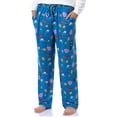 thumbnail image 1 of Adventure Time Men's Finn Jake Beemo Sleep Tossed Print Pajama Pants, 1 of 7