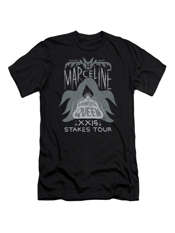 Adventure Time Men's Marceline Concert Slim Fit T-shirt Black