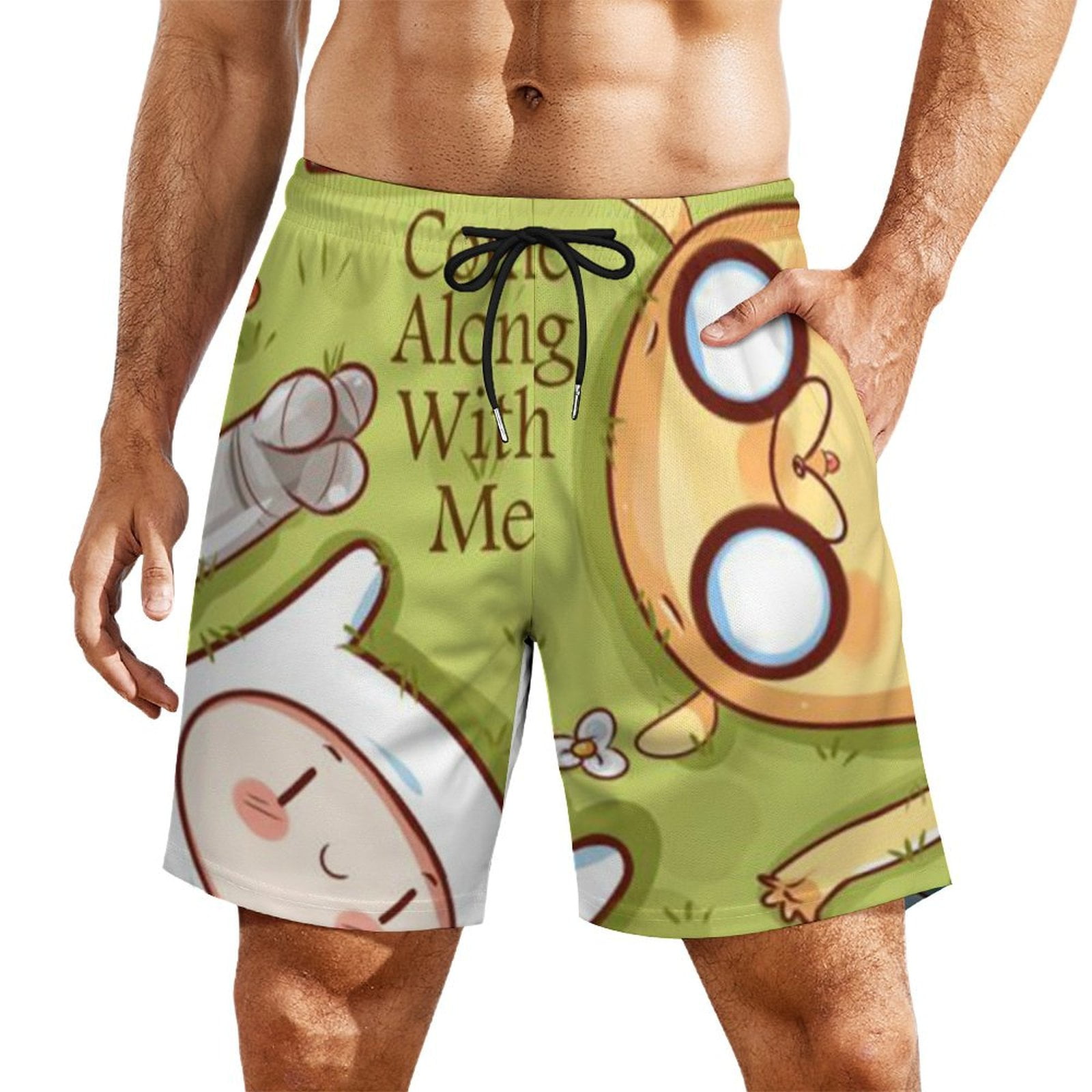 MaciRept Herren Badeshorts - Schnelltrocknend Mit Netzfutter 22,9 Cm Schrittlänge