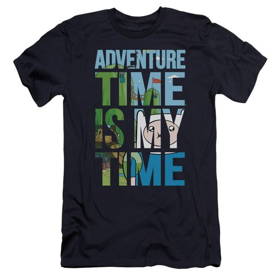 Adventure Time - My Time - Premium Slim Fit Short Sleeve Shirt - Medium