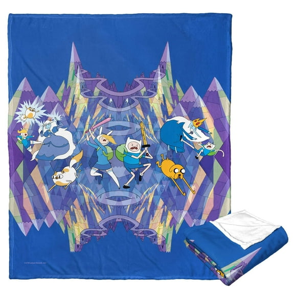 Adventure Time Parallel Universe Kids Silk Touch Throw Blanket, 50 x 60 inches