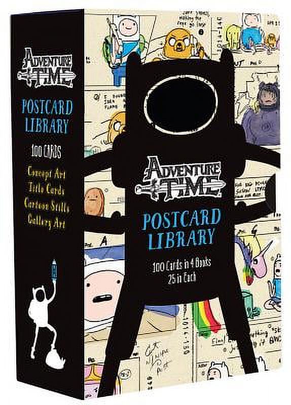 ADVENTURE TIME　POSTCARD LIBRARY Adventure Time Postcard Library : 100 Cards in 4 Books, 25