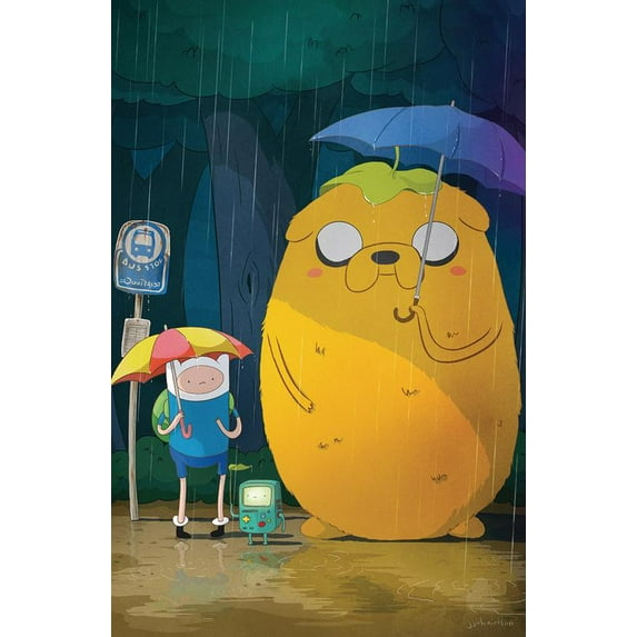 Adventure Time Poster 12x18inch (30x46cm) poster, perfect for any room! Frameless art Wall Art Gift