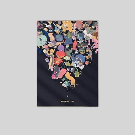 Adventure Time Poster: Handmade Matte Art Print Poster Size 24''x36'' The Golden Shop
