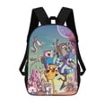 thumbnail image 1 of Adventure Time Printed Backpack 17 Inch Shoulder Backpack Lightweight High-capacity Casual Daypack Bookbag, 1 of 8