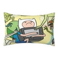 Adventure Time Rectangular Throw Pillow Cover Soft Cozy Pillow Case
