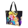 thumbnail image 1 of Adventure Time Reusable Grocery Bags Shoulder Bag Large Capacity Shopping Bag Cute Tote Bags, 1 of 9