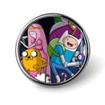 thumbnail image 1 of Adventure Time Round Badge Printed Decorative Button Badge Circle Brooch for Men Women, 1 of 8