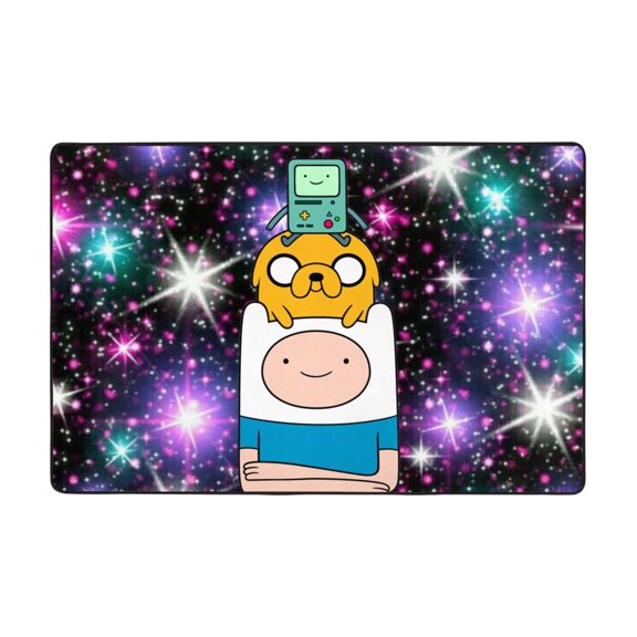 Adventure Time Rugs Washable Cover Floor Rug Carpets Bathroom Decorations For Kitchen Bedroom Indoor 36"X24"