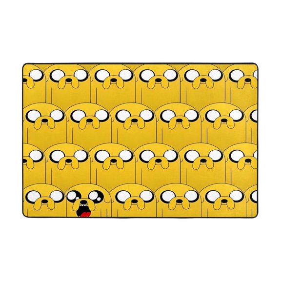 Adventure Time Rugs Washable Cover Floor Rug Carpets Bathroom Decorations For Kitchen Bedroom Indoor 36"X24"