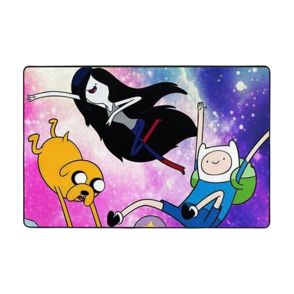 Adventure Time Rugs Washable Cover Floor Rug Carpets Bathroom Decorations For Kitchen Bedroom Indoor 36"X24"