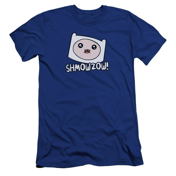 Adventure Time - Shmowzow - Premium Slim Fit Short Sleeve Shirt - Small