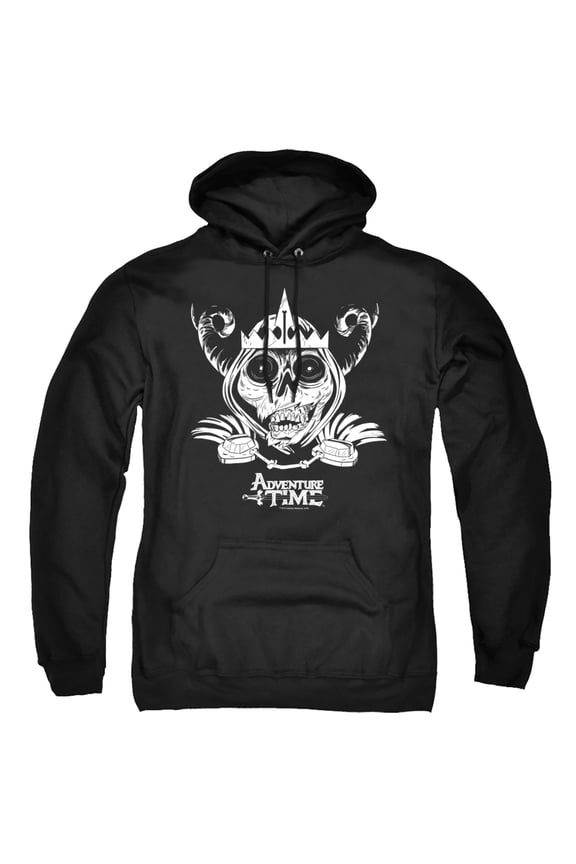 Adventure Time - Skull Face - Pull-Over Hoodie - Medium