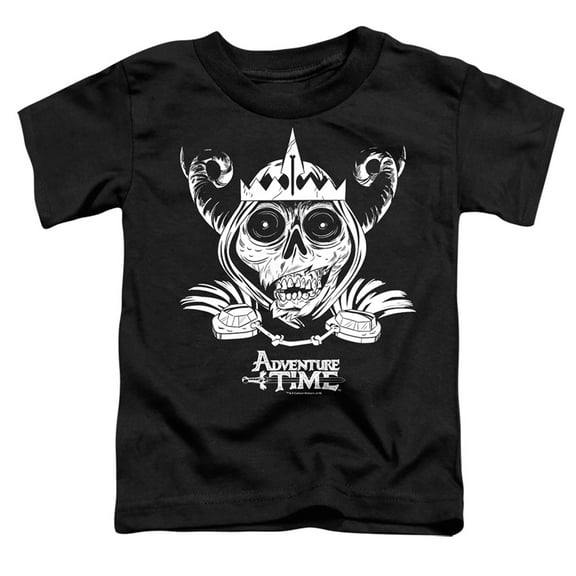 Adventure Time - Skull Face - Toddler Short Sleeve Shirt - 4T