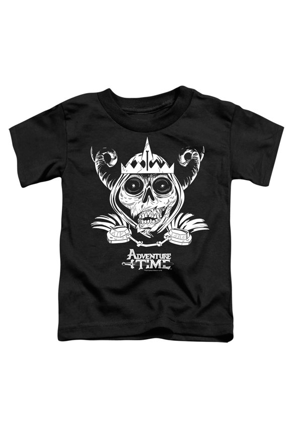 Adventure Time - Skull Face - Toddler Short Sleeve Shirt - 4T
