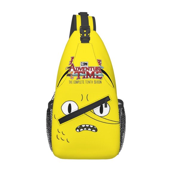 Adventure Time Sling Bag Crossbody Sling Backpack Chest Bag Daypack Purses Shoulder Bag For Women Men Travel Hiking