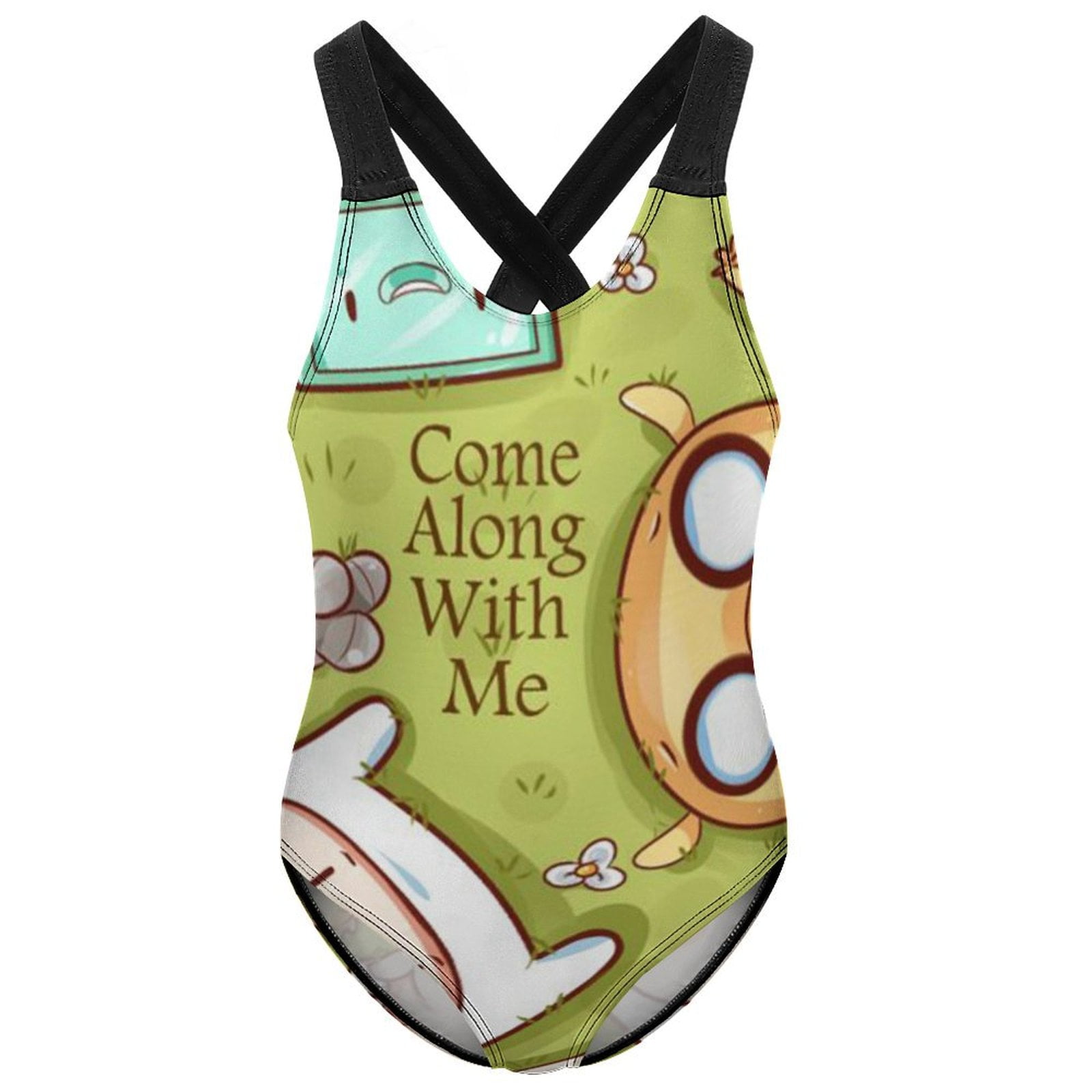 Tiled In Time Kids One Piece Swimsuit