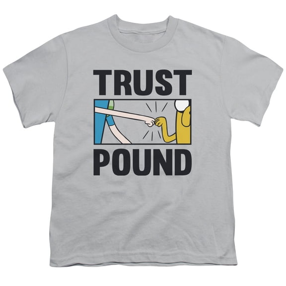 Adventure Time - Trust Pound - Youth Short Sleeve Shirt - Large