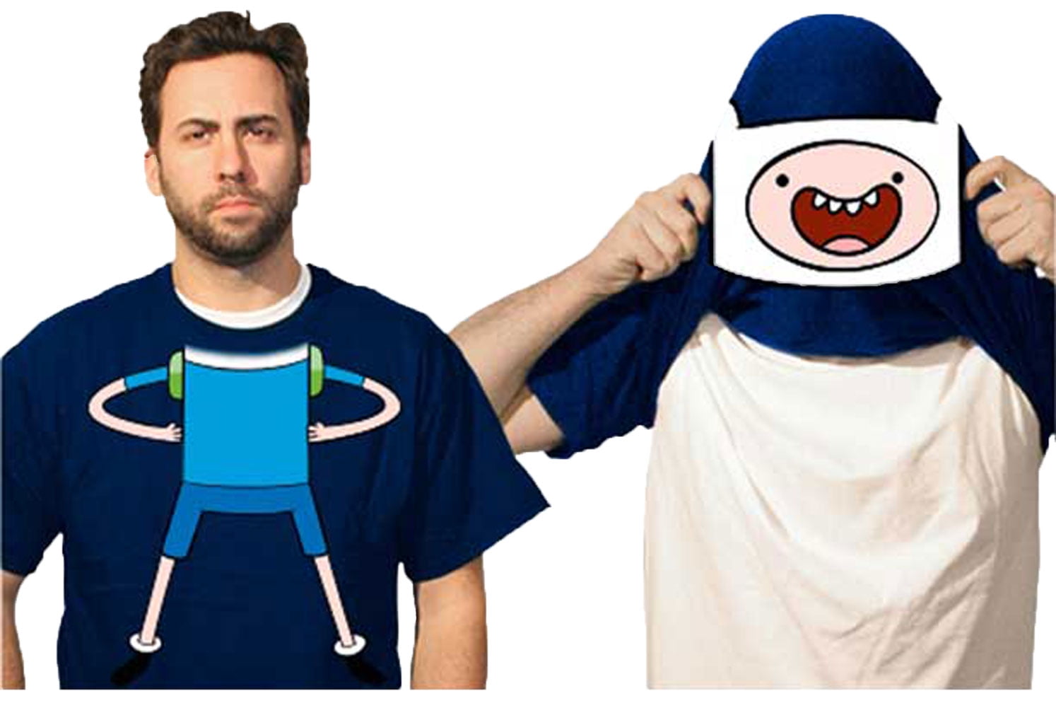 Finn & Jake with Man Face