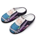 thumbnail image 1 of Adventure Time Women's Cotton Home Shoes, Trendy Printed Slippers Thick Plush Warm House Slippers 7-8(39-40), 1 of 8