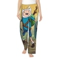 thumbnail image 1 of Adventure Time Women's Pajama Pants Lounge Daily Novelty Cozy Sleep Bottoms Pants Sleepwear With Pockets, 1 of 8