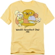 Adventure Time - Worlds Greatest Dad - Short Sleeve Shirt - Small
