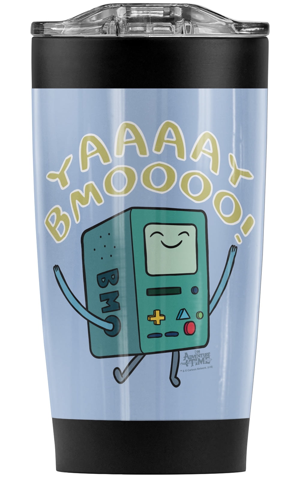 Adventure Time/Yay Bmo Stainless Steel Tumbler 20 oz Coffee Travel Mug/Cup,  Vacuum Insulated & Double Wall with Leakproof Sliding Lid | Great for Hot  Drinks and Cold Beverages - Walmart Business Supplies