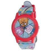 Adventure Time by Adventure Time Unisex Adjustable Limited Edition Wristwatch, Black & Red