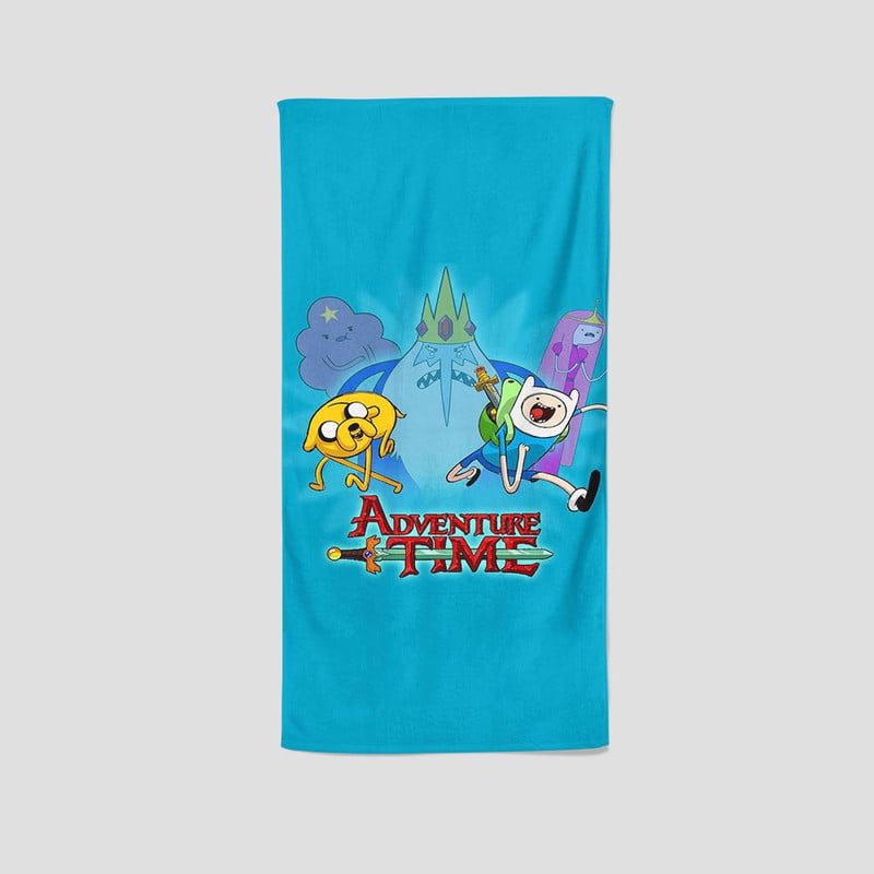 Adventure Time Bros For Life Water Bottle - 28oz Plastic Sports Jug With Screw-Top Handle Lid, BPA-Free