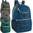 thumbnail image 1 of Adventure Trails 24 Pack Two Tone Multipocket Bungee Cord Backpacks in Male Color Pack 1, 1 of 7