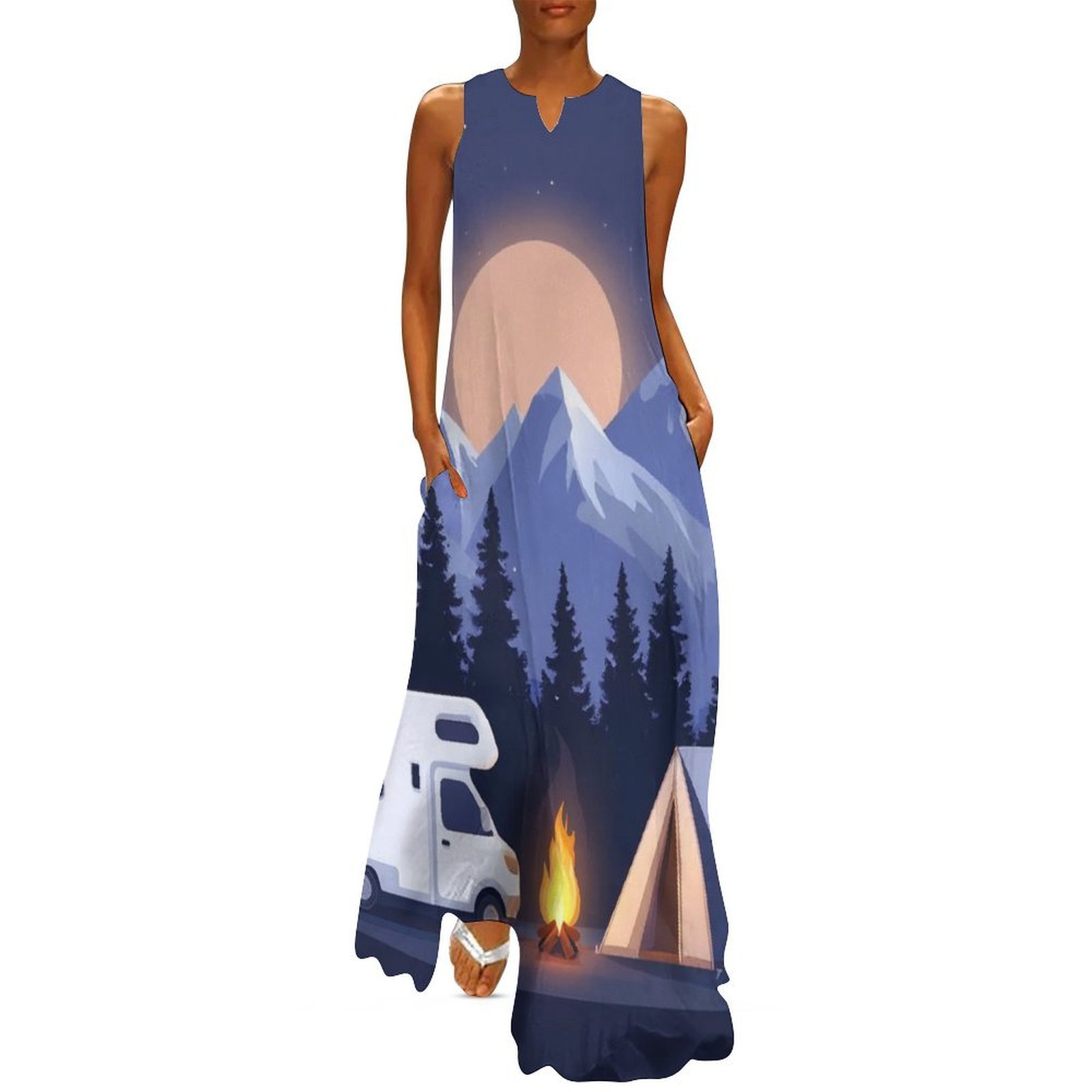 Long Coupe Campe Shirt Dress main image 1