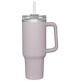 thumbnail image 1 of Adventure Travel Reusable Vacuum Quencher Tumbler with Straw, Leak Resistant Lid, Stainless Steel Insulated Cup, Maintains Heat Cold Ice for Hours, 1 of 6