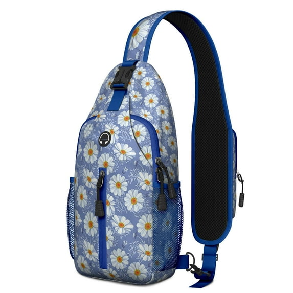 Adventure Travel Sling Backpack with Multipurpose Storage – Lightweight Crossbody Bag Featuring Breathable Padding, Secure Zippers, Adjustable Strap, Mesh Side Pockets, Ideal for Trips, Co