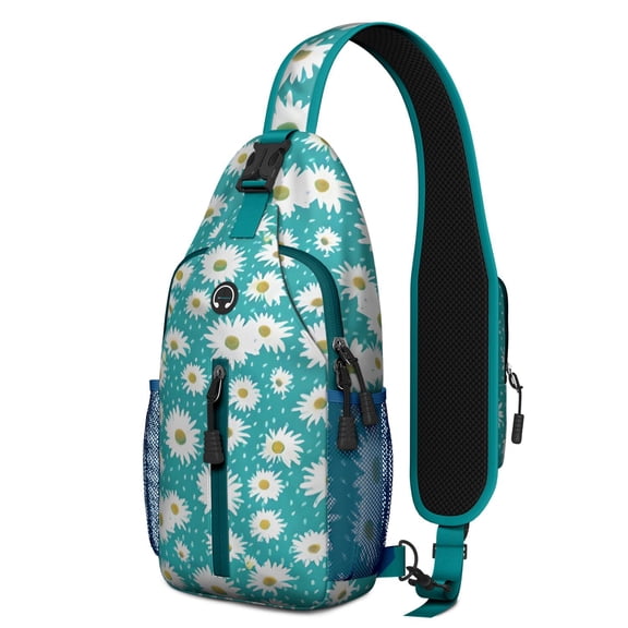 Adventure Travel Sling Backpack with Multipurpose Storage – Lightweight Crossbody Bag Featuring Breathable Padding, Secure Zippers, Adjustable Strap, Mesh Side Pockets, Ideal for Trips, Co