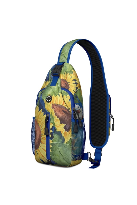 Adventure Travel Sling Backpack with Multipurpose Storage – Lightweight Crossbody Bag Featuring Breathable Padding, Secure Zippers, Adjustable Strap, Mesh Side Pockets, Ideal for Trips, Co