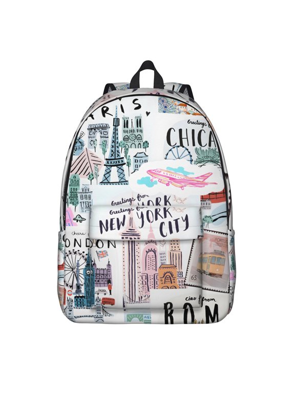 Adventure Trip Backpack - Waterproof Vintage Style Travel Backpack, Spacious 15" Laptop Compartment & Comfortable Straps (Explore Ready)