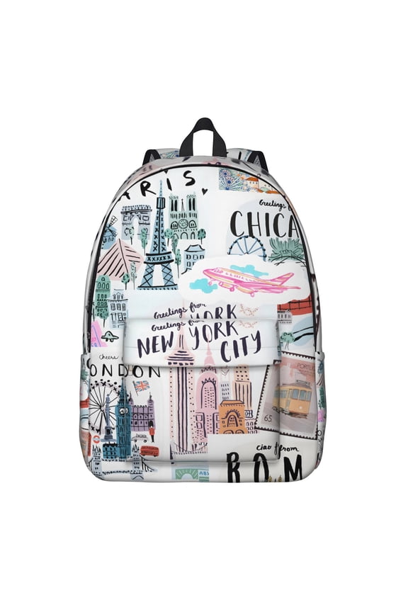 Adventure Trip Backpack - Waterproof Vintage Style Travel Backpack, Spacious 15" Laptop Compartment & Comfortable Straps (Explore Ready)